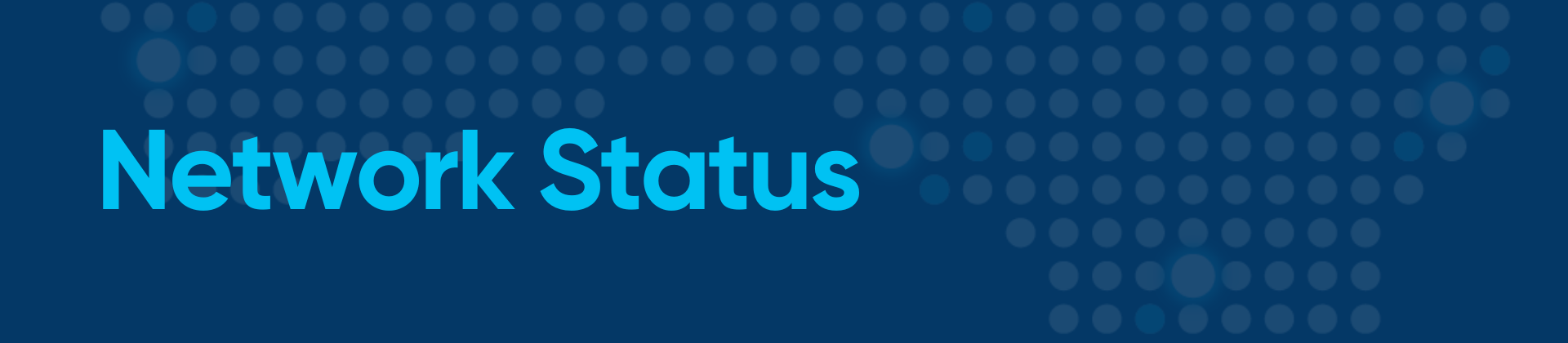 Network Status Banner